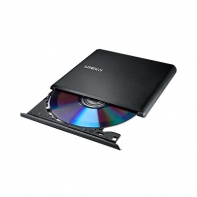 купить Внешний привод LiteOn ES1 Ultra-Slim Portable DVD Writer 13,5мм Вес 220 грам USB2.0/3.0 Link2TV Черный  в Алматы фото 1