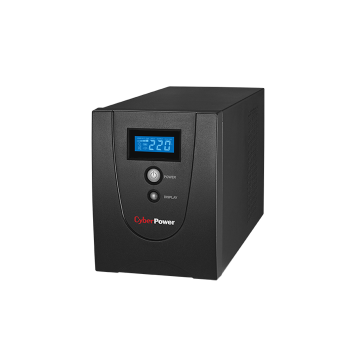 купить Line-Interactive ИБП, CyberPower VALUE2200ELCD, выходная мощность 2200VA/1320W, LCD, AVR, RS-232, RJ11/RJ45, USB, 4 выходных разъема типа Schuko CEE 7/4, PowerPanel&reg; Personal Edition.  Серия Value с автоматическим регулированием напряжения (AVR), обе в Алматы