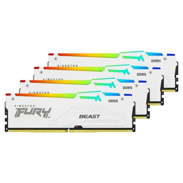 купить Комплект модулей памяти Kingston FURY Beast KF552C40BWAK4-64 DDR5 64GB (Kit 4x16GB) в Алматы