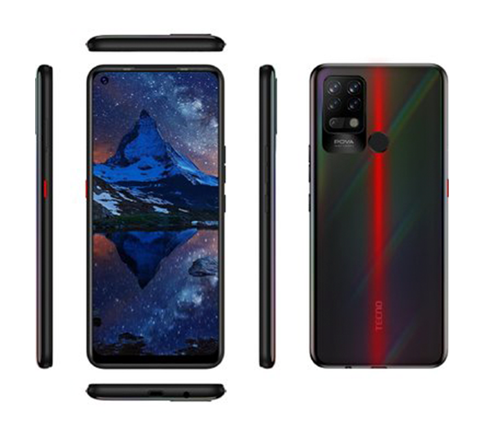 купить Смартфон Tecno 4/128 (LE7n) Dazzle Black в Алматы