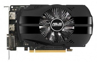 купить Видеокарта ASUS GeForce GTX1050Ti 4GB 128bit GDDR5 1xHDMI 1xDVI-D 1xDP 1292/7008 PH-GTX1050TI-4G в Алматы