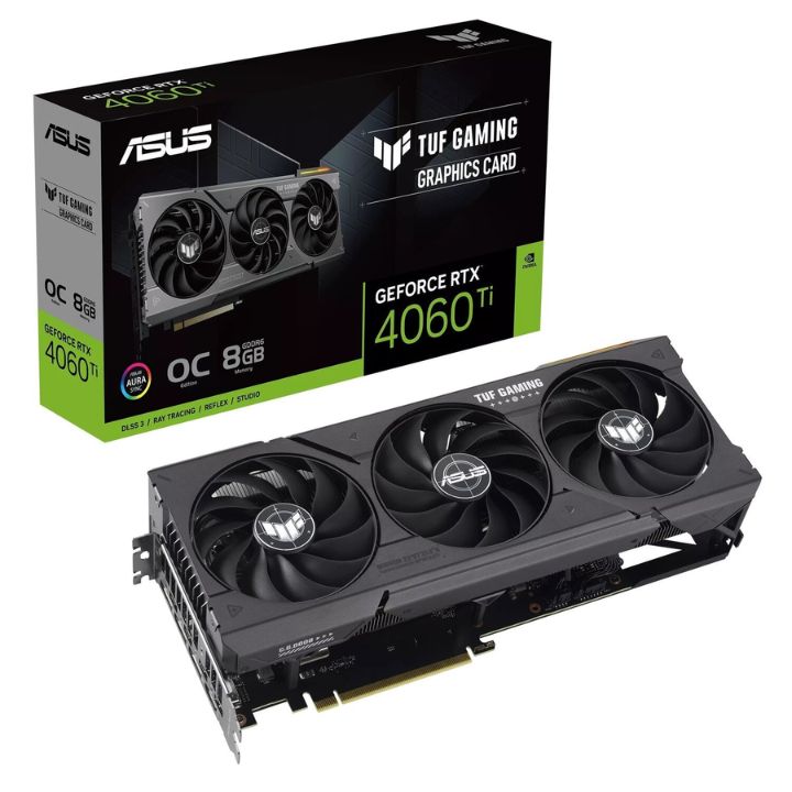 купить Видеокарта ASUS GeForce RTX 4060 Ti 8 ГБ (90YV0J50-M0NA00) в Алматы