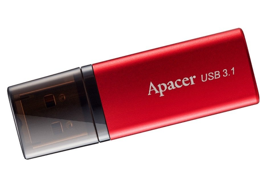 купить USB-накопитель, Apacer, AH25B, AP64GAH25BR-1, 64GB, USB 3.1, Красный в Алматы
