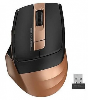 купить Мышь беспроводная A4tech FG-35-BRONE Fstyler Оптическая 2,4G USB 2000 dpi в Алматы