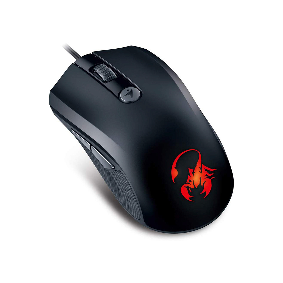 купить Компьютерная мышь, Genius, X-G600, Игровая, Оптическая 1000dpi, Проводная 1,8м, USB, Черная в Алматы