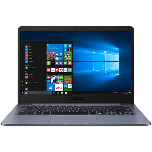 купить Ноутбук Asus E406SA-BV318T 14.0** HD(1366x768) nonGLARE/Intel Pentium N5000 1.10GHz Quad/4GB/128GB SSD/GMA HD/noDVD/WiFi/BT/0.3MP/microSD/2cell/1.30kg/W10/1Y/DARK GREY в Алматы