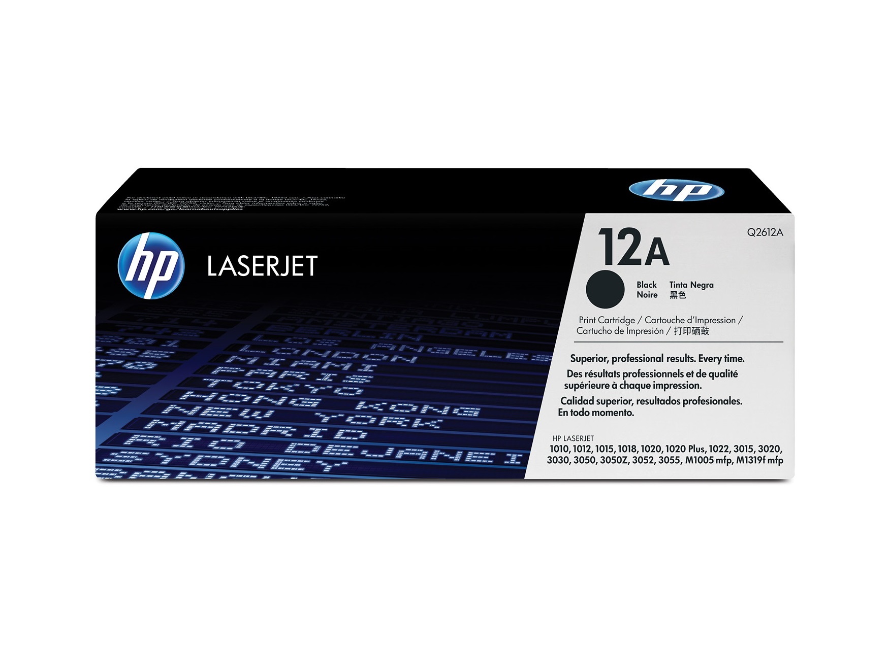купить Картридж лазерный HP Q2612A, Черный, на 2000 страниц (5% заполнение) для HP LaserJet 1010/1012/1015/1020/3050/3052/3055 в Алматы