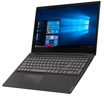 купить Ноутбук Lenovo IdeaPad S145-15IGM  15.6** HD(1366x768) nonGLARE/Intel Celeron N4100 1.10GHz Quad/4GB/1TB/GMA HD600/noDVD/WiFi/BT4.2/0.3MP/2cell/1.84kg/Free DOS/1Y/BLACK в Алматы