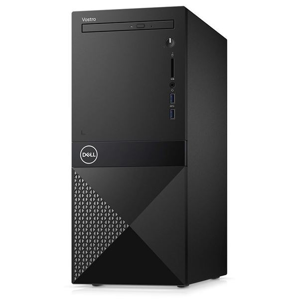 купить Компьютер Dell/Vostro 3670/MT/Core i3/8100/3,6 GHz/4 Gb/1000 Gb/DVD+/-RW/Graphics/UHD630/256 Mb/Linux/16.04/WiFi+BT/RusKB в Алматы
