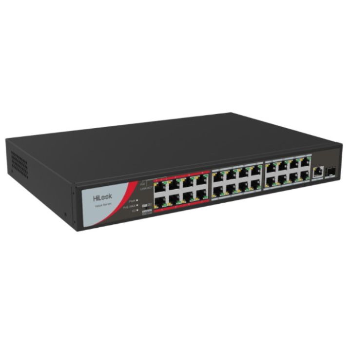 купить Коммутатор PoE неуправляемый HiLook NS-0326P-230(B) с 24 портами Fast Ethernet в Алматы