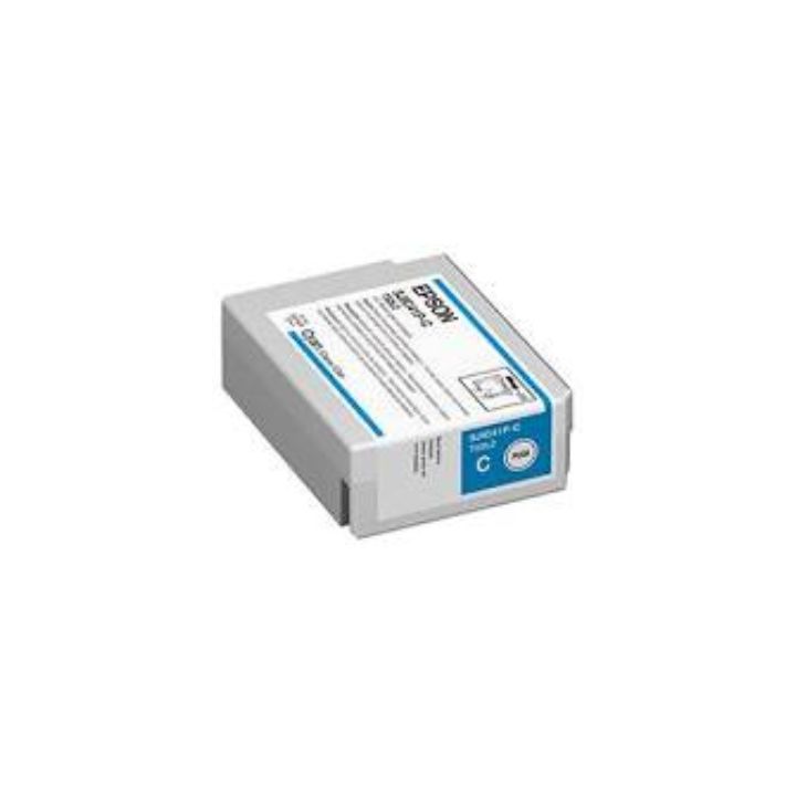 купить Картридж Epson C13T52M240 SJIC42P-C Ink cartridge for ColorWorks C4000e (Cyan) в Алматы