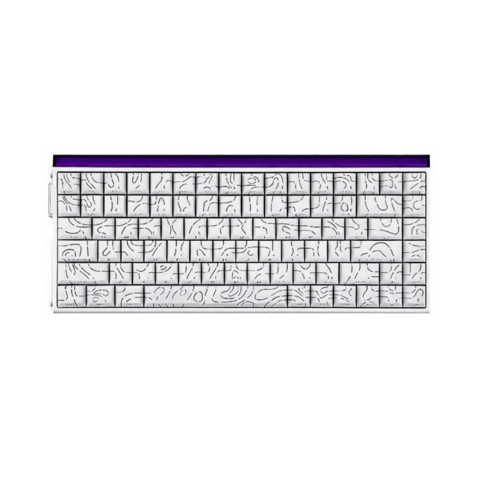 Купить Клавиатура AULA HERO 84HE, White, mechanical, EN/RU/KZ, Wired в Алматы