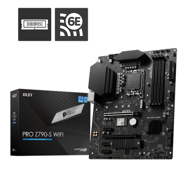 купить Материнская плата MSI PRO Z790-S WIFI LGA1700 4xDDR5 в Алматы