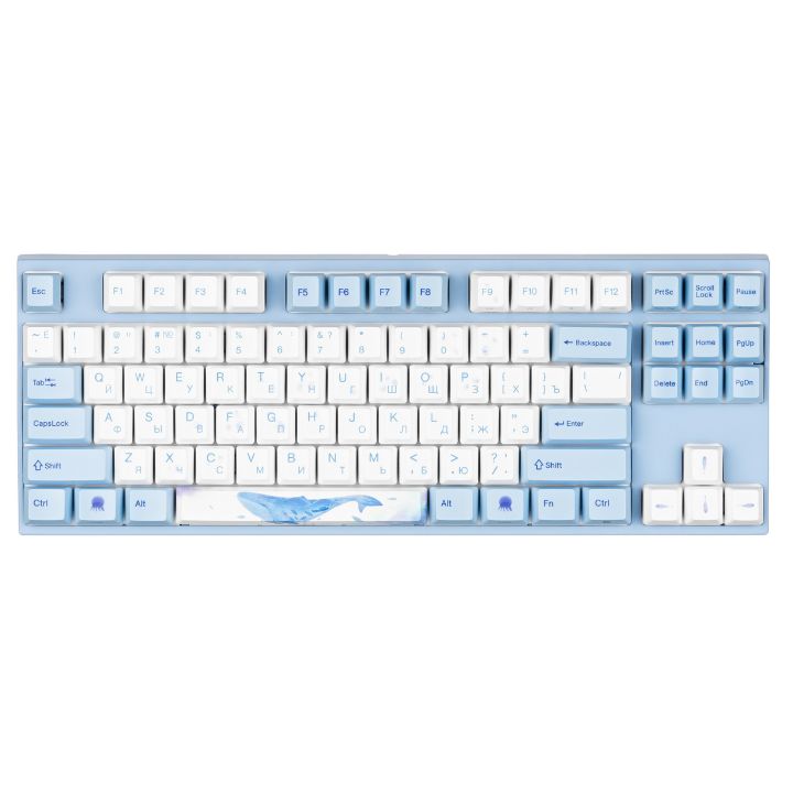 купить Клавиатура Varmilo VEM87 Sea Melody EC V2 Rose UA&nbsp;A33A038B0A3A17A033 в Алматы