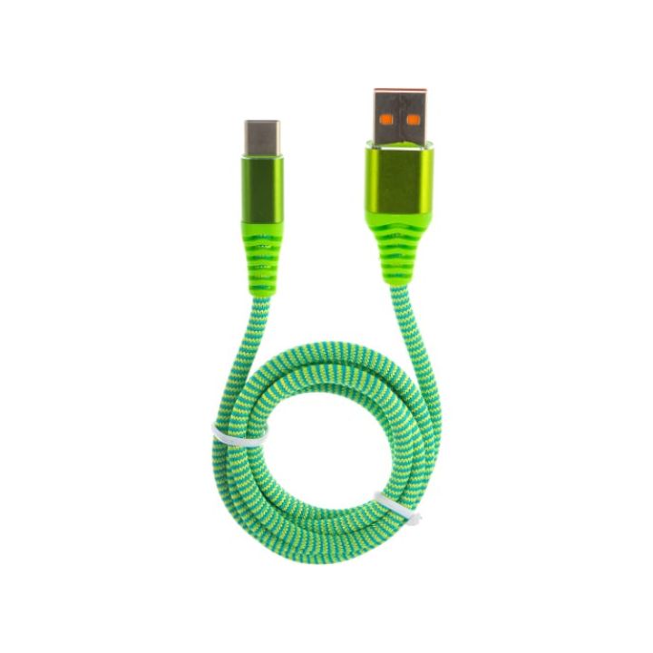 купить Кабель Crown USB - USB Type-C CMCU-3102C green в Алматы
