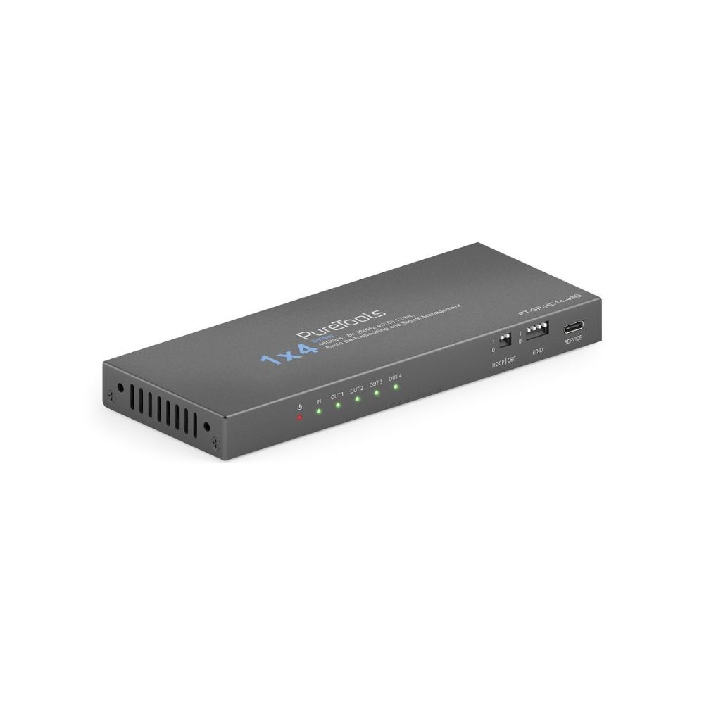 купить Распределитель (сплиттер) PureLink PT-SP-HD14-48G, 1x4 HDMI 2.1 Splitter - 48G - 8K (60Hz 4:2:0) в Алматы