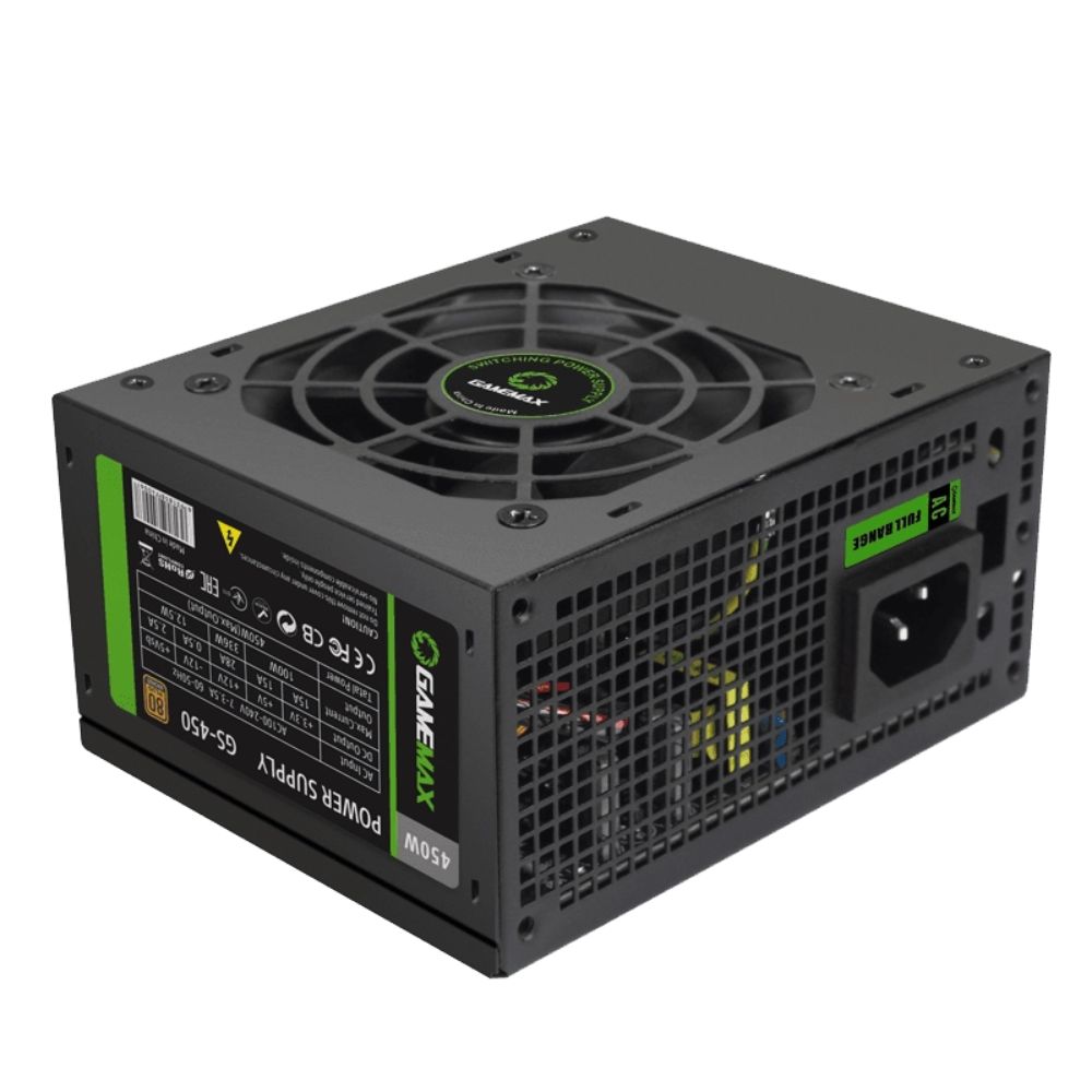 купить Блок питания ПК 450W GameMax GS-450 <SFX, 80+> в Алматы