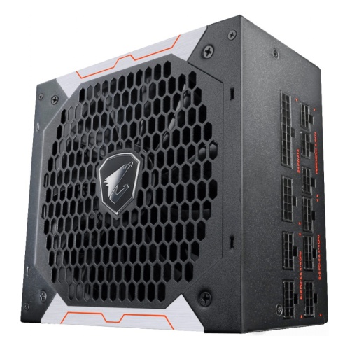 купить Блок питания Gigabyte Aorus GP-AP850GM, 850W, Modular, 13.5cm fan, Active PFC, 80 Plus Gold, ATX в Алматы