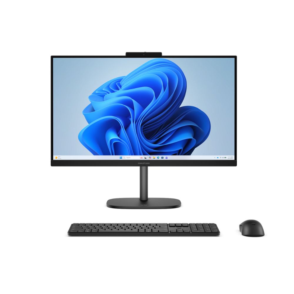 Купить Моноблок HP DV6R8EA OmniStudio All-in-One Desktop 24-cu0101ci PC 23,8** FHD (1920 x 1080) IPS 100Hz/Intel Core 3 100U up to 4.7GHz (6C)/12GB/512GB/Integrated/Wi-Fi 6/BT5.4/1080P FHD Camera/USB mouse+keyboard/DOS/1Y/Cotton white в Алматы