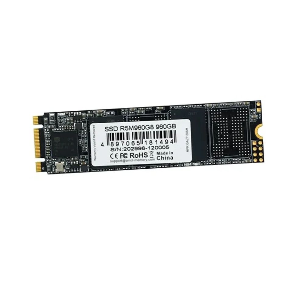 Купить SSD 960GB AMD Radeon R5, M.2, read 560 MB/s, write 530 MB/s, SATA III, TLC R5M960G8 в Алматы