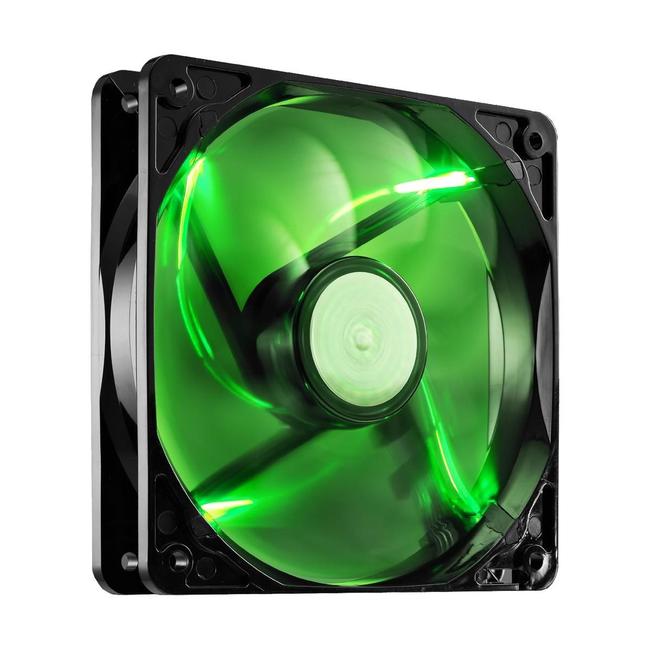купить Вентилятор для корпуса CoolerMaster SickleFlow 120 Green LED 120x120x25 2000RPM 69.69CFM R4-L2R-20AG-R2 в Алматы