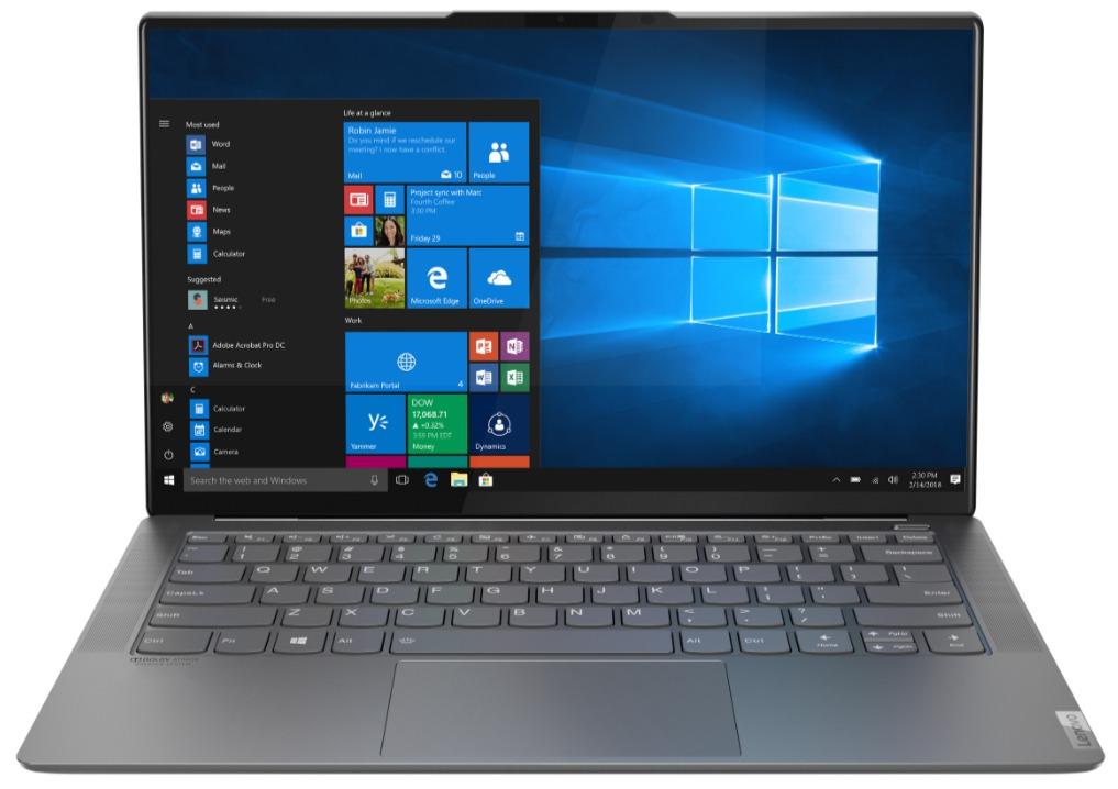 купить Ноутбук Lenovo Yoga S940-14IIL 14.0** FHD(1920x1080) IPS GLARE/TOUCH/Intel Core i7-1065G7 1.30GHz Quad/8GB/512GB SSD/GMA HD/noDVD/WiFi/BT5.0/HD Web Camera/BLKB+FPR+USB-C/4cell/1,25 kg/W10/1Y/IRON GREY в Алматы