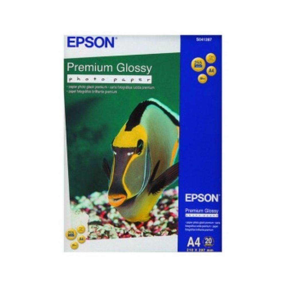 купить Фотобумага A4 Epson C13S041287 20 Л. 255 Г/М2 Premium Glossy в Алматы