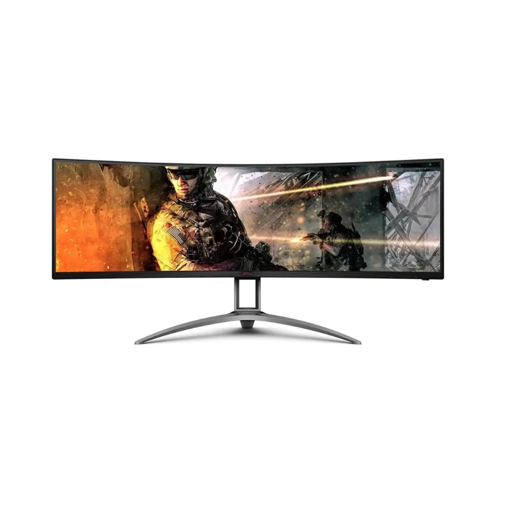 Купить Монитор 49* AOC AGON AG493UCX, Black-Gray, VA, 512x1440@120Hz, 550кд/м2, 3000:1, 1ms, 2xHDMI, 2xDP AG493UCX в Алматы