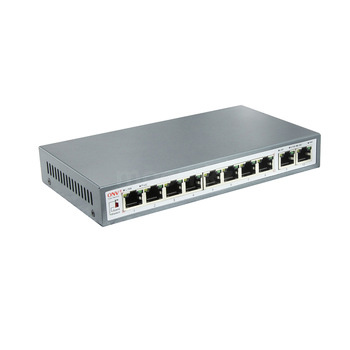 купить Коммутатор PoE  8-портовый ONV POE31108PL <8 10/100Mbps PoE, 2 порта FE RJ45, бюджет мощности PoE 130W, Adapter External 110W> в Алматы
