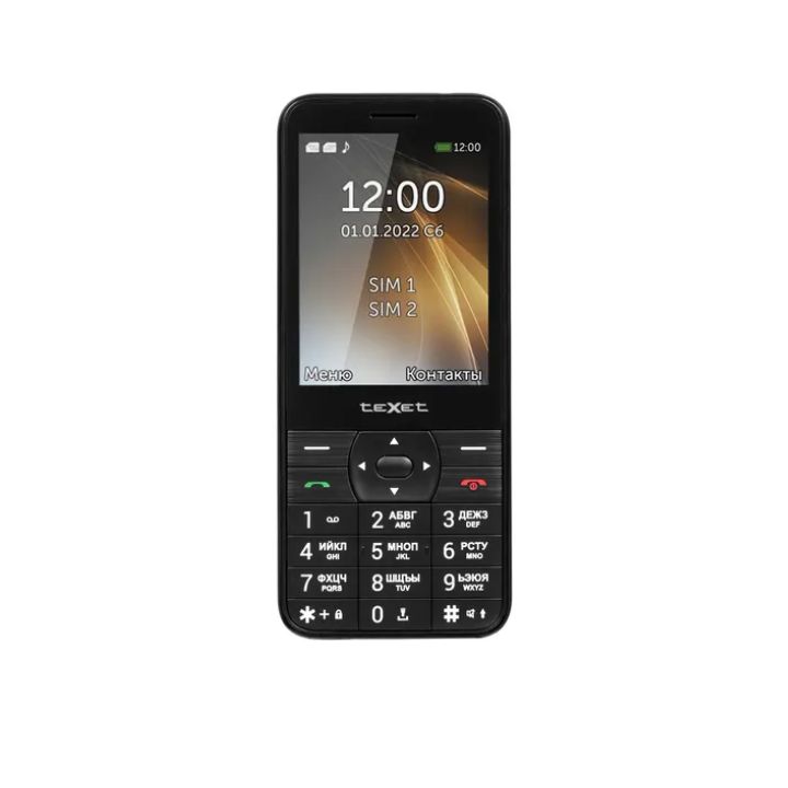 купить Мобильный телефон Texet TM-423 черный в Алматы