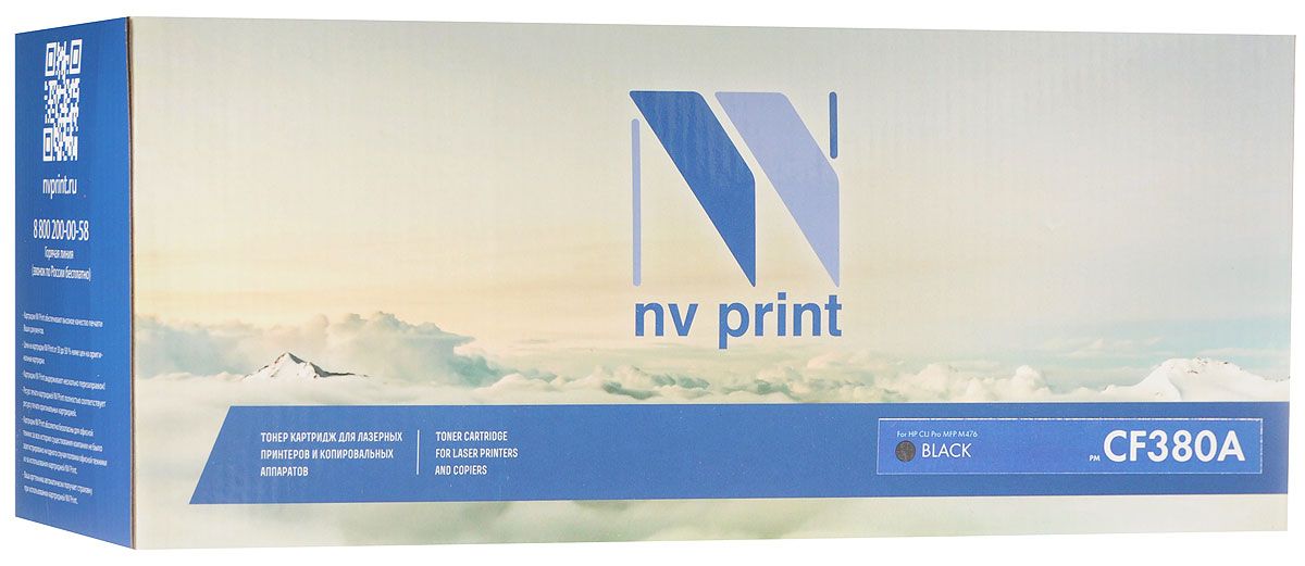 купить Картридж NVP совместимый HP CF380A Black для LaserJet Color Pro M476dn/M476dw/M476nw (2400k)                                                                                                                                                               в Алматы
