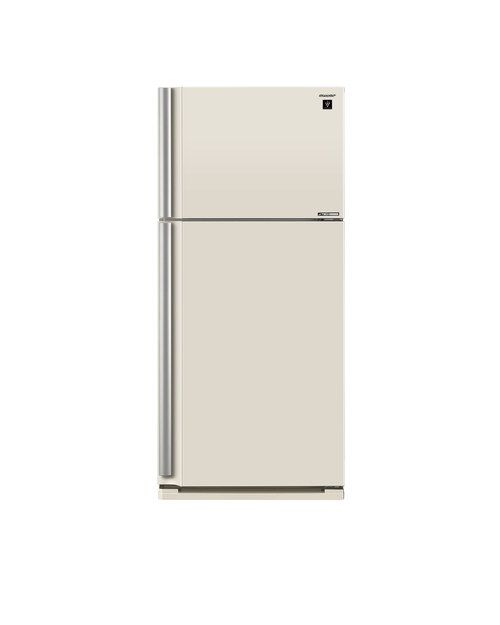 купить Холодильник Sharp SJXE55PMBE с верхним расположением морозильной камеры, beige /  в Алматы