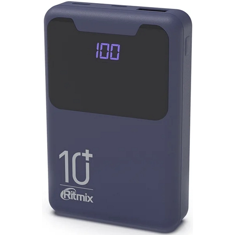 купить Зарядное устройство Power bank Ritmix RPB-10005 индиго черный в Алматы