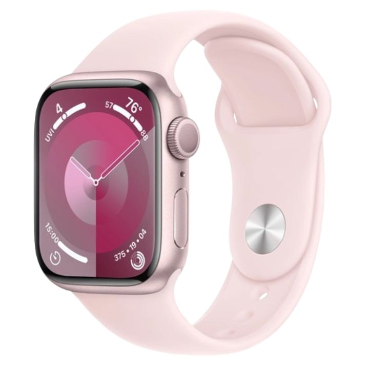 купить Смарт часы Apple Watch Series 9 GPS 41mm Pink&nbsp;A2978&nbsp;MR943QR/A в Алматы
