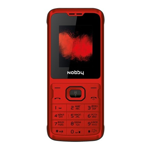 купить Мобильный телефон Nobby 110 красно-чёрный в Алматы