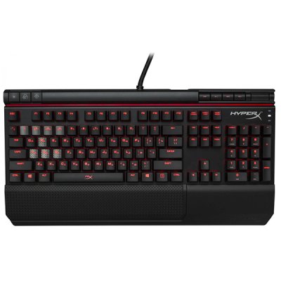купить Клавиатура, HyperX, HX-KB2BR1-RU/R1, Alloy Elite Mechanical Gaming MX Brown, Игровая, Механические клавиши CHERRY® MX, USB, Подсветка LED коричневая, Размер: 129*441*35 мм., Анг/Рус, Чёрный в Алматы