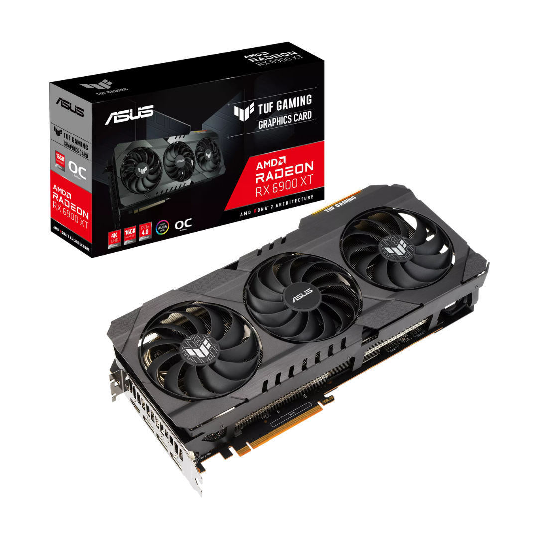 купить Видеокарта ASUS TUF-RX6900XT-O16G-GAMING, 16Gb/256bit GDDR6, 3xDP, HDMI, HDCP, BOX в Алматы