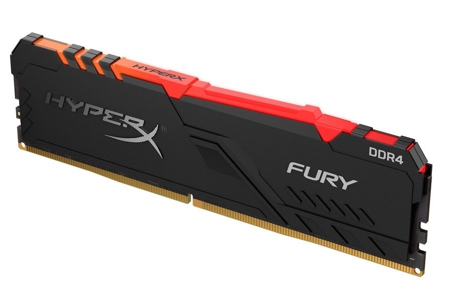 купить Модуль памяти, Kingston, HyperX Fury RGB HX432C16FB3A/8, DDR4, 8GB, DIMM <PC4-25600/3200MHz>, Чёрный в Алматы