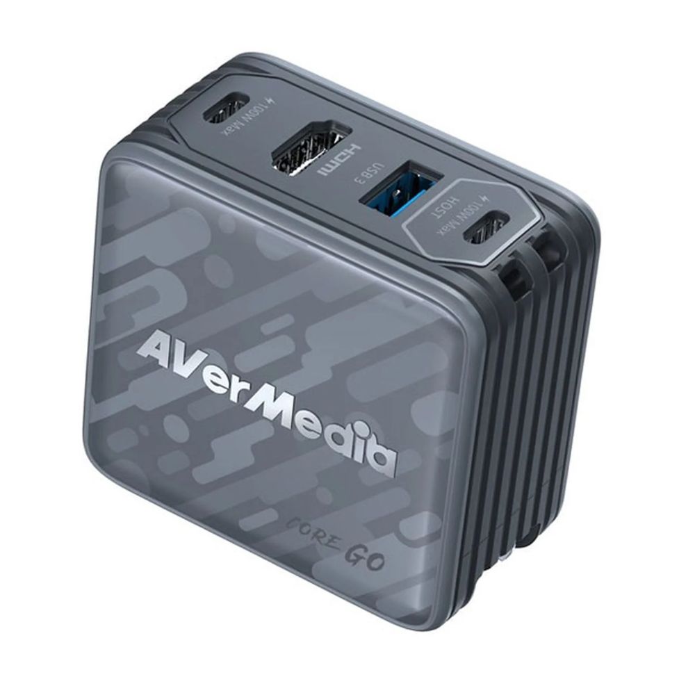 Купить Карта видеозахвата Зарядный блок + передача данных  AverMedia Core GO, Charging 100W, black GC313 в Алматы