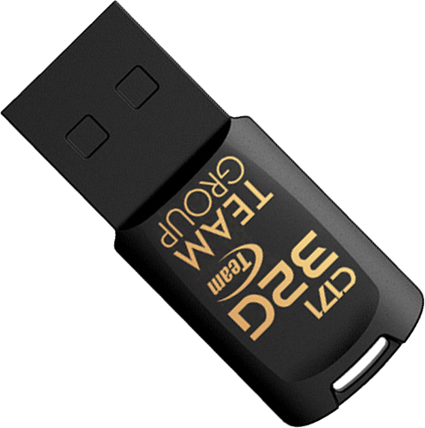 купить Устройство хранения данных Team Group TC17132GB01 C171 2.0 DRIVE 32GB BLACK в Алматы