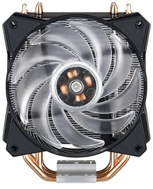 купить Вентилятор для CPU CoolerMaster MasterAir MA410P Intel&AMD RGB 4-pin(PWM) 650-2000RPM 30dBA(Max) LGA1151/1150/1155/2066/2011-v3/2011/AM4/AM3+/FM2+ MAP-T4PN-220PC-R1 в Алматы