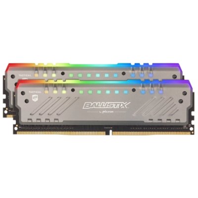купить Оперативная память 32GB KIT (16Gbx2) DDR4 2666MHz Crucial Ballistix Tactical Tracer RGB PC4-21300 Unbuffered  NON-ECC 1.2V BLT2C16G4D26BFT4                                                                                                                в Алматы