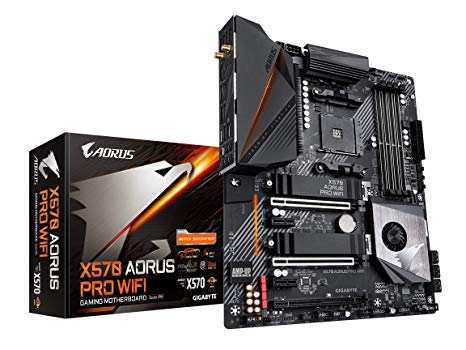 купить Gigabyte, X570 AORUS PRO, AM4, X570, 4xDDR4 2933, 6xSATA3, 1xM2.0, Raid, 1xHDMI, 1xPCI-Ex16, 2xPCI-Ex1, ATX в Алматы