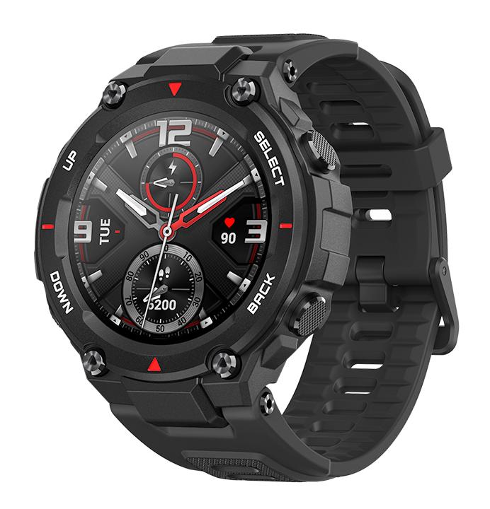 купить Смарт часы, Xiaomi, Amazfit T-Rex A1919, Разрешение 360*360 pixel, GPS, GLONAS, Водонепроницаемые (5 ATM), Аккумулятор: 390мАч, Camo Green в Алматы