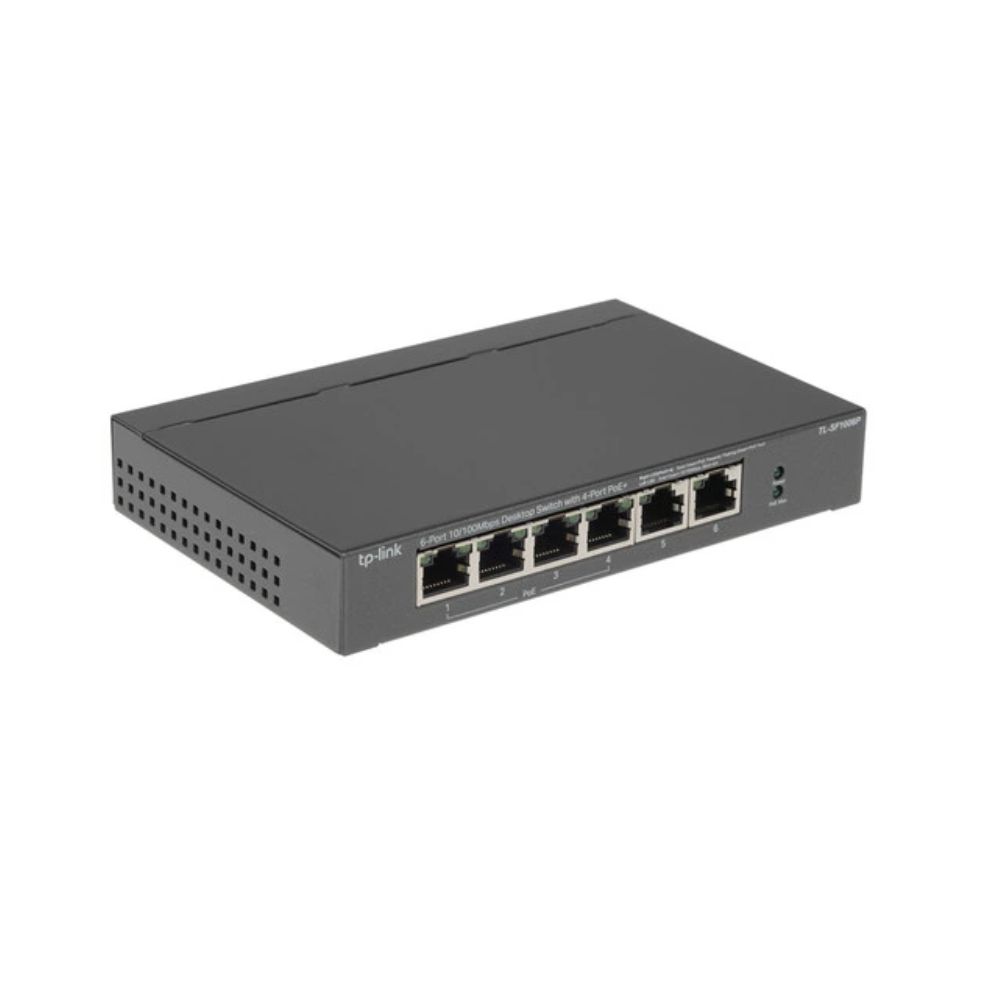 Купить Switch 6 port TP-Link TL-SF1006P, 6x10/100 Мбит/с, PoE в Алматы
