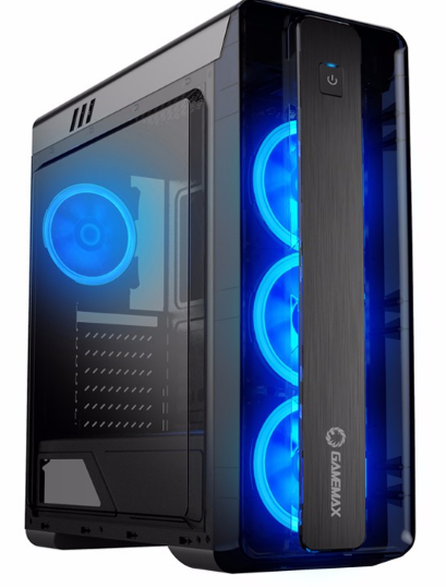 купить Корпус ПК без БП GameMax MoonLight <ATX, 4x120mm, VGA 360mm, CPU 160mm, 0.6mm, 440х470х205mm> в Алматы
