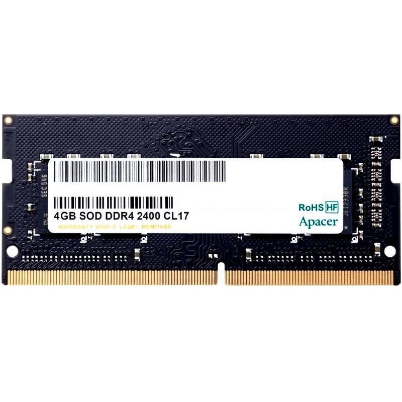 купить Модуль памяти для ноутбука, Apacer, ES.04G2T.KFH DDR4, 4 GB, SO-DIMM 2400MHz, CL17 в Алматы
