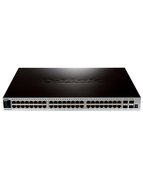 купить D-Link DGS-3620-52T/B1AEI  Коммутатор упр 3-го уровня, xStack  48 портов 10/100/1000 и 4 порта SFP+ /  в Алматы
