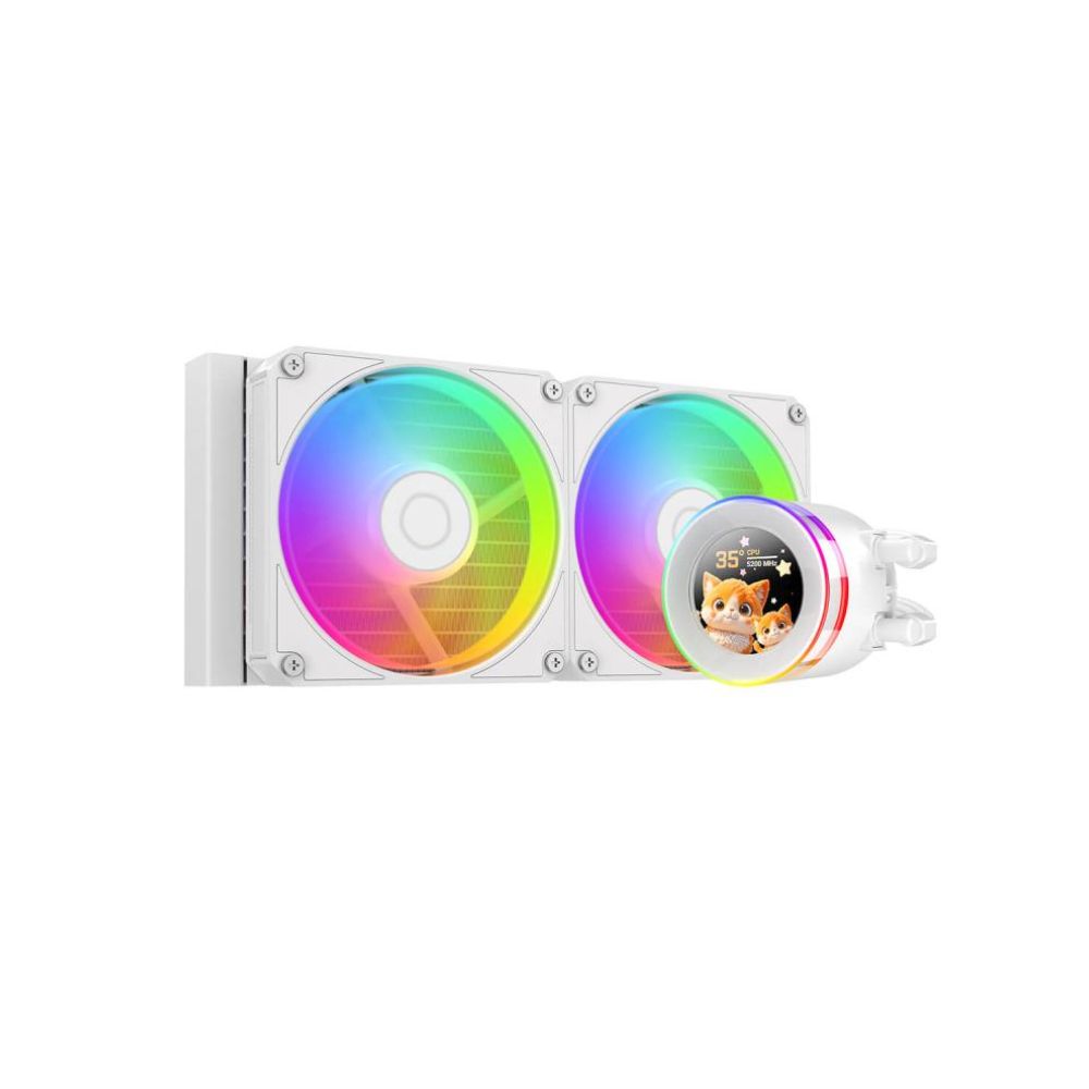 Купить Водяное охлаждение для процессора ID-COOLING SL240 V2 WHITE в Алматы