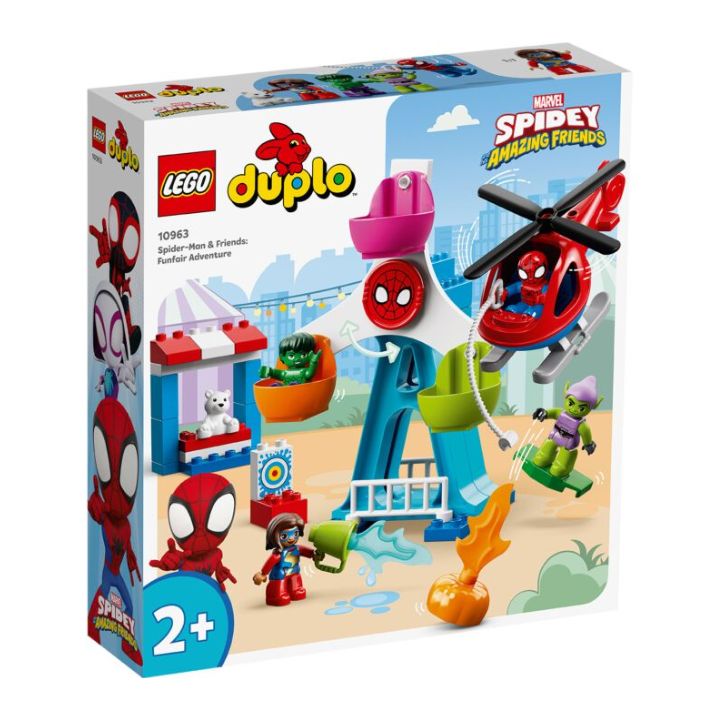 купить Конструктор LEGO DUPLO Super Heroes Человек-паук и друзья: Приключения на ярмарке в Алматы